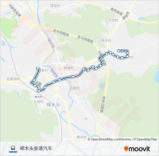 樟木头2路 Bus Line Map