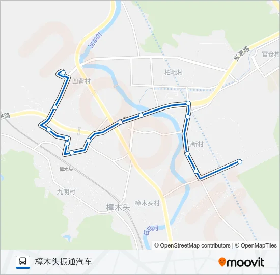 樟木头6路 Bus Line Map