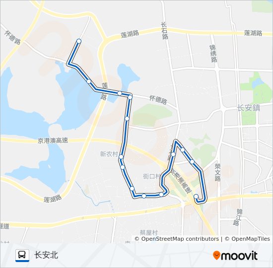 长安10路 bus Line Map