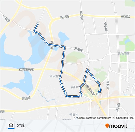 长安10路 Bus Line Map