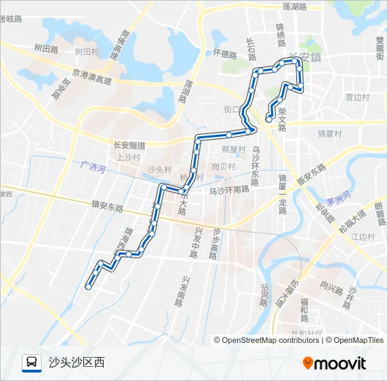 长安11路 Bus Line Map