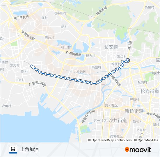 长安13路 bus Line Map