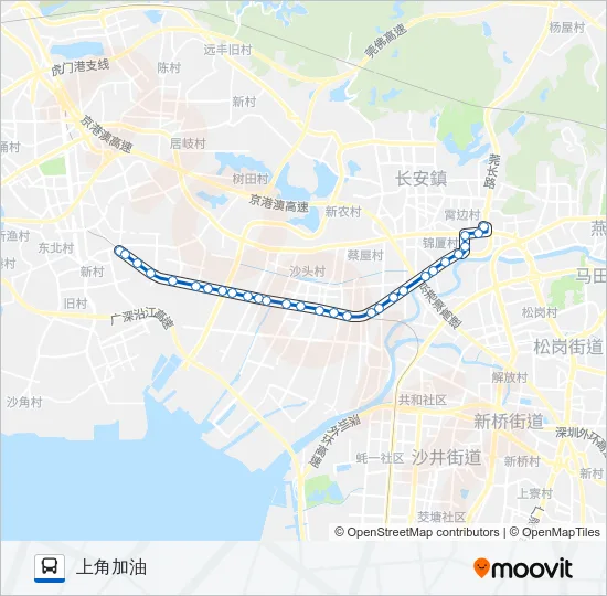 长安13路 Bus Line Map