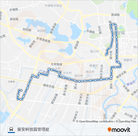 长安16路 bus Line Map