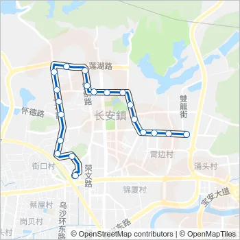 长安17路 Bus Line Map
