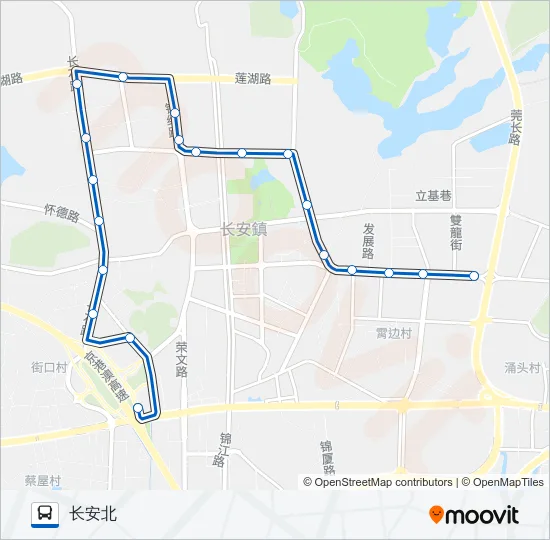 长安17路 Bus Line Map