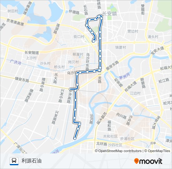 长安18路 bus Line Map