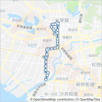长安18路 Bus Line Map