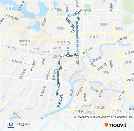 长安18路 Bus Line Map