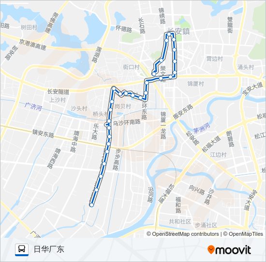 长安19路 bus Line Map