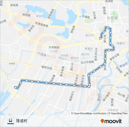 长安20路 Bus Line Map