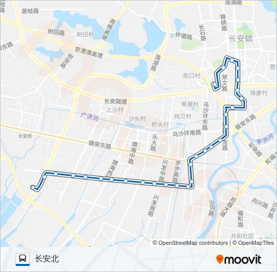 长安20路 Bus Line Map