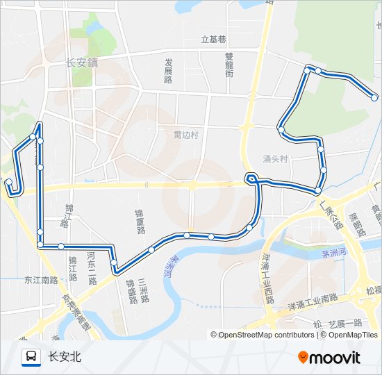长安22路 Bus Line Map