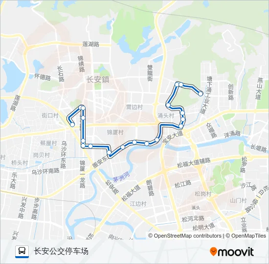长安22路 Bus Line Map
