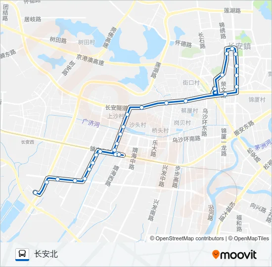 长安23路 Bus Line Map
