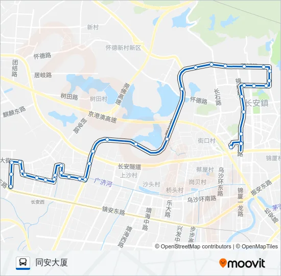 长安24路 Bus Line Map