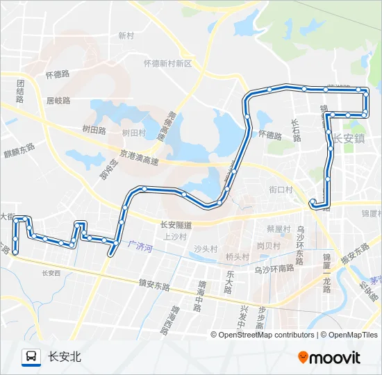 长安24路 Bus Line Map