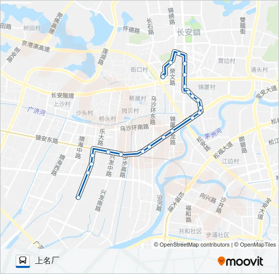 长安25路 Bus Line Map