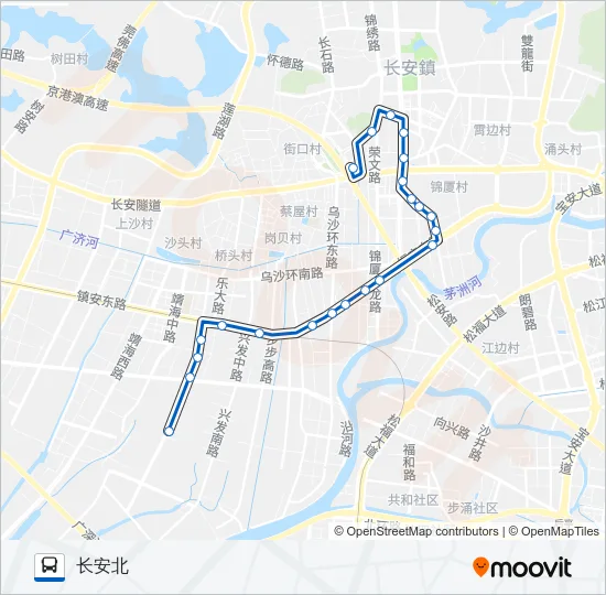 长安25路 Bus Line Map