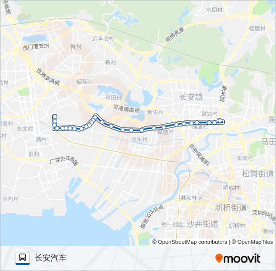 长安7A路 Bus Line Map
