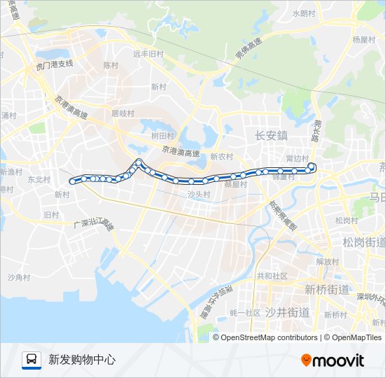 长安7B路 bus Line Map