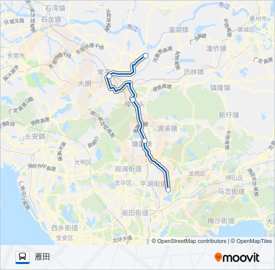 206路空调 bus Line Map