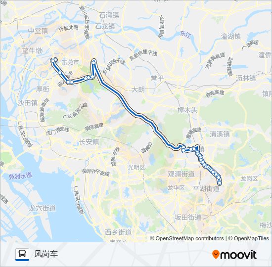 公交公交快1路路的线路图