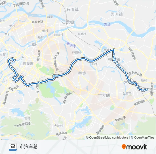 公交快线3路 Bus Line Map