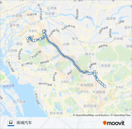 公交快线7路 Bus Line Map