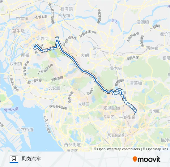 公交快线7路 Bus Line Map