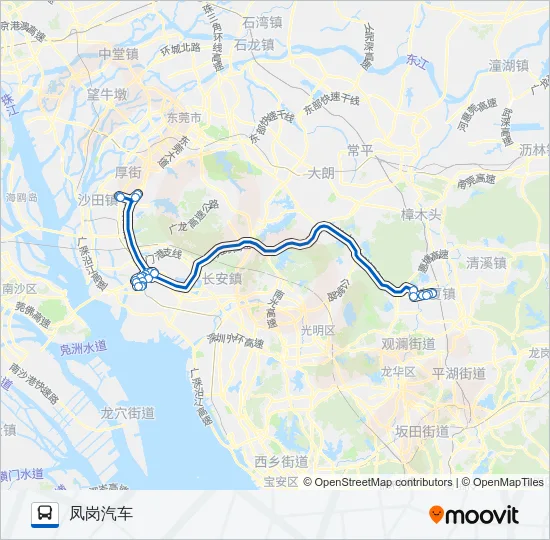 公交快线9路 Bus Line Map