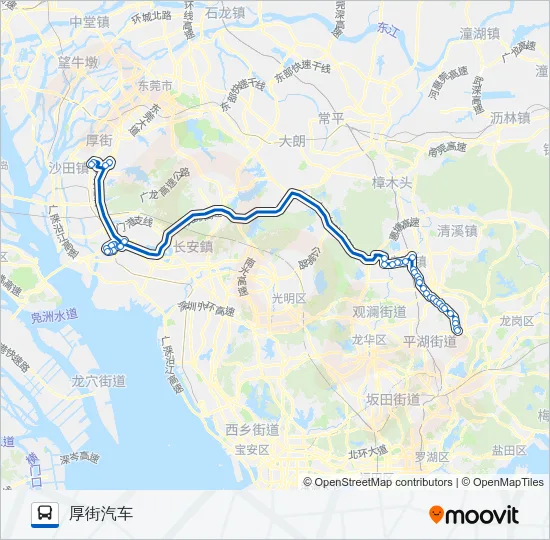公交快线9路 Bus Line Map