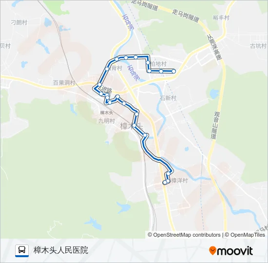 樟木头12路 Bus Line Map