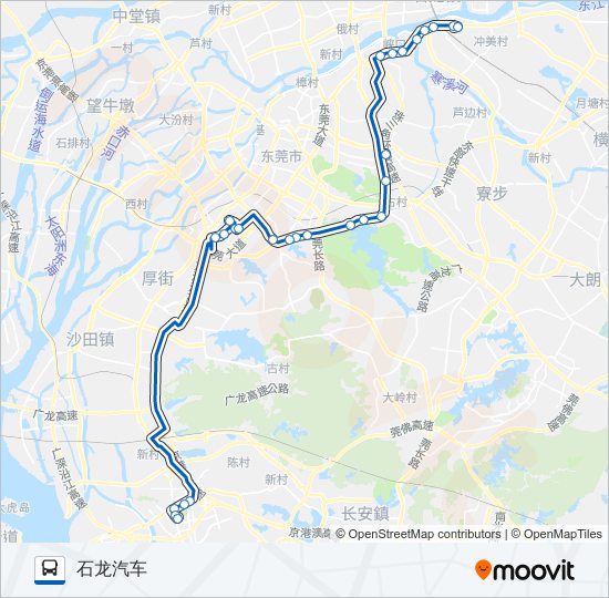 公交快线10路 bus Line Map