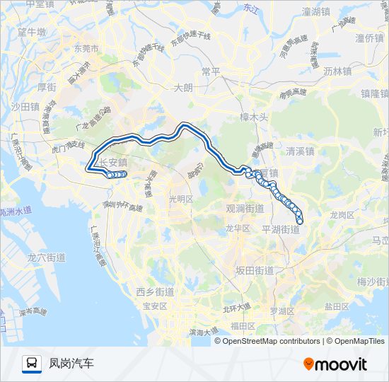 公交快线9A路 bus Line Map