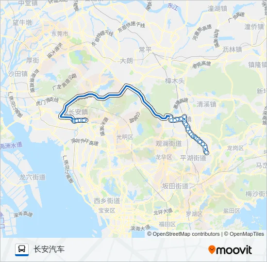 公交公交快9A路路的线路图