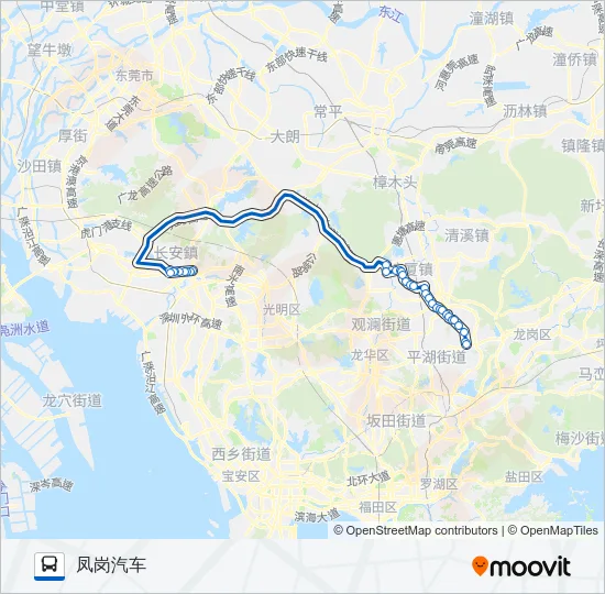 公交快线9A路 Bus Line Map