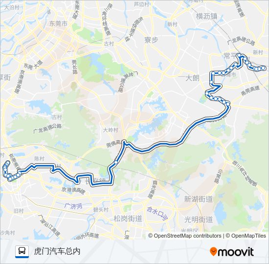 公交快线12号线 Bus Line Map