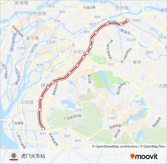 2号线 Metro Line Map
