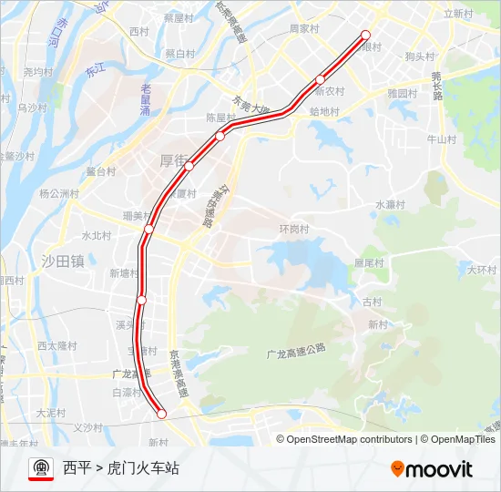 2号线 Metro Line Map