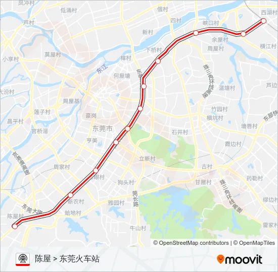 2号线 Metro Line Map