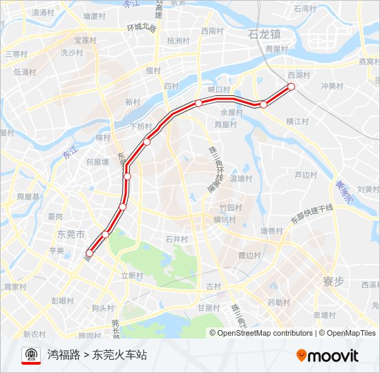 地铁2号路的线路图
