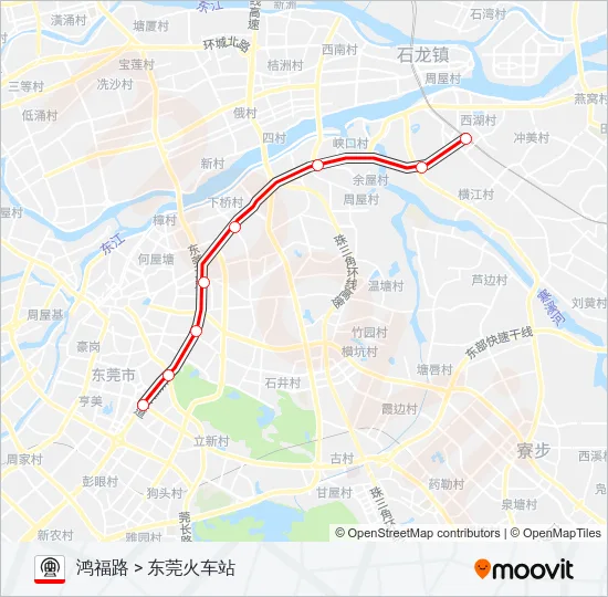 2号线 Metro Line Map