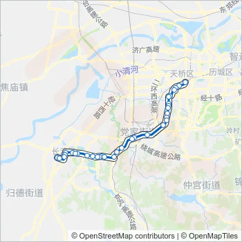 济长巴士3路 Bus Line Map
