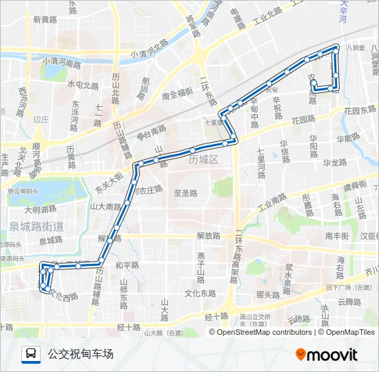 K113路 Bus Line Map