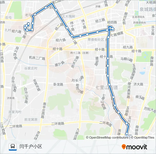 B76路 Bus Line Map