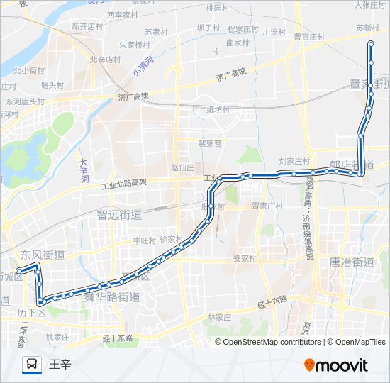 K10路 bus Line Map