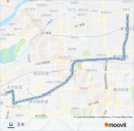 K10路 Bus Line Map