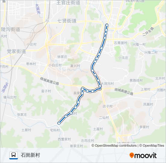 K142路 bus Line Map