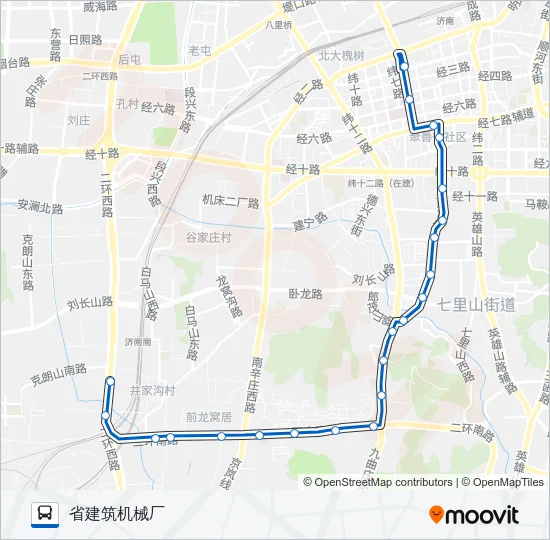K74路 Bus Line Map
